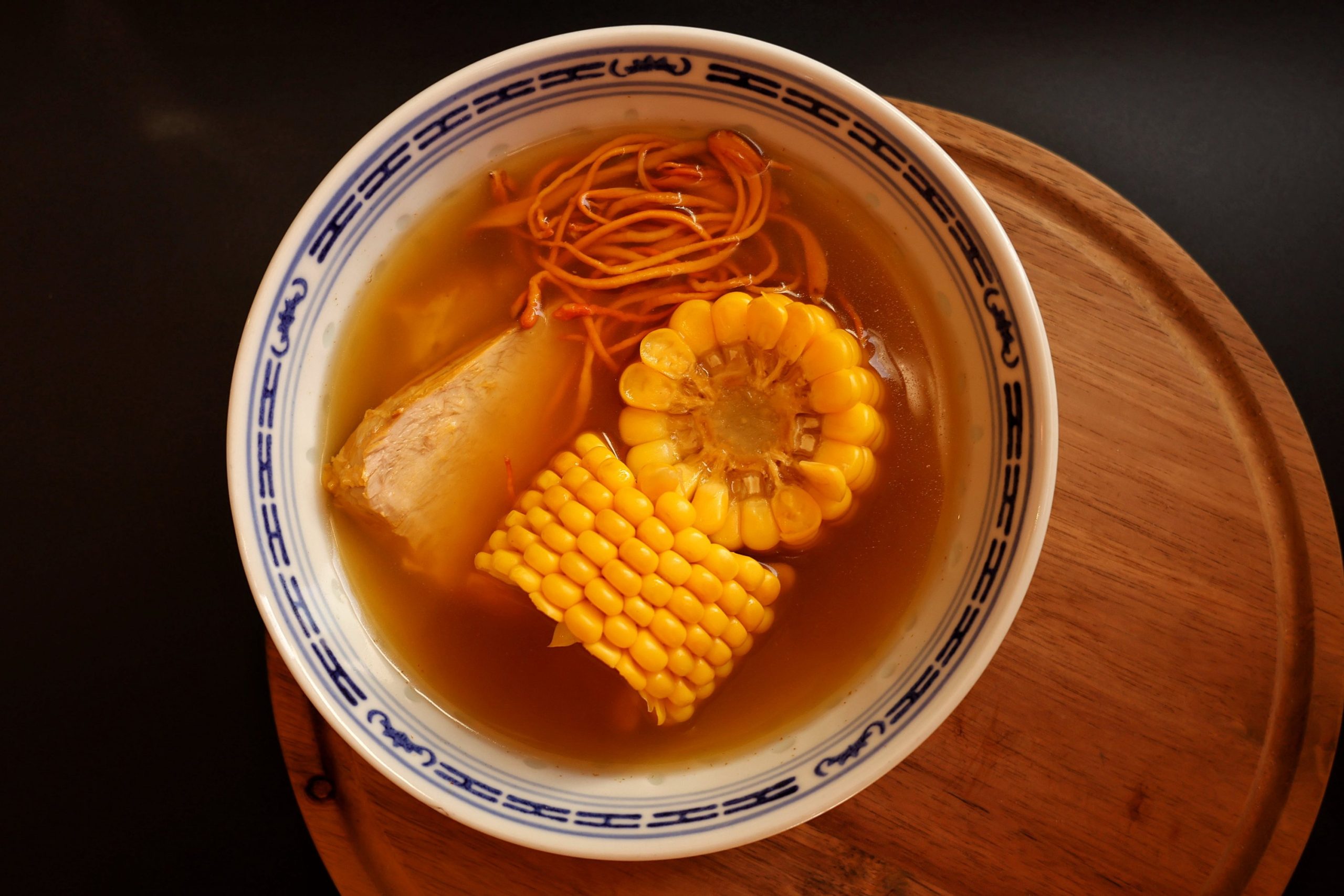 Dang Shen Sweet Corn Pork Soup