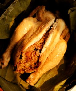 富贵荷叶八宝童子鸡