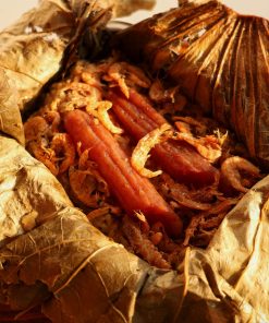 荷叶生炒腊味糯米饭